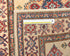 10 Feet Beige Kazak Afghan Hand Knotted Wool Runner Rug