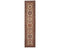11 Feet Beige Kazak Afghan Hand Knotted Wool Runner Rug