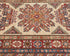 11 Feet Beige Kazak Afghan Hand Knotted Wool Runner Rug