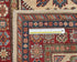 11 Feet Beige Kazak Afghan Hand Knotted Wool Runner Rug