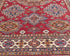 6x8 Red Kazak Afghan Hand Knotted Geometric Wool Area Rug