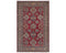 6x8 Red Kazak Afghan Hand Knotted Geometric Wool Area Rug