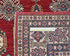 6x8 Red Kazak Afghan Hand Knotted Geometric Wool Area Rug