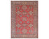 6x8 Red Kazak Afghan Hand Knotted Geometric Wool Area Rug