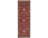 12 Feet Red Kazak Afghan Hand Knotted Wool Runner Rug