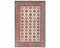 Beige 9x12 Kazak Afghan Hand Knotted Geometric Wool Area Rug