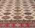 Beige 9x12 Kazak Afghan Hand Knotted Geometric Wool Area Rug