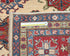 Beige 9x12 Kazak Afghan Hand Knotted Geometric Wool Area Rug