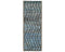 10 Feet Moroccan Blue Hand Woven Wool Runner Rug