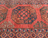10 Ft Rusty Red Ersari Afghan Hand Knotted Veg Dye Wool Runner Rug