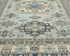 6x8 Ft Kazak Blue Gray Afghan Hand Knotted Geometric Wool Area Rug