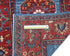 10 Feet Blue Red Aryana Afghan Hand Knotted Veg Dye Wool Runner Rug