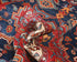 9x12 Blue Aryana Afghan Hand Knotted Veg Dye Wool Area Rug