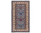4x6 Ft Blue Gray Afghan Hand Knotted Kazak Wool Area Rug
