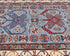 4x6 Ft Blue Gray Afghan Hand Knotted Kazak Wool Area Rug