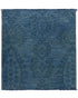 2x2 Ft Chobi Over Dye Gray Afghan Hand Knotted Wool Rug
