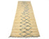 8 Feet Moroccan Beige Hand Woven Wool Runner Rug