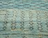 10 Feet Moroccan Blue Hand Woven Wool Runner Rug