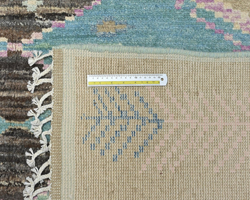 8x10 Moroccan Hand Woven Wool Area Rug