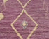 10 Feet Moroccan Purple Hand Woven Wool Runner Rug