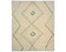 9x9 Moroccan Beige Hand Woven Square Wool Area Rug