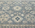 Gray 8x10 Ft Kazak Afghan Hand Knotted Geometric Wool Area Rug