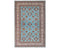 Blue 9x12 Kazak Afghan Hand Knotted Geometric Wool Area Rug