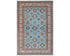 Blue 9x12 Kazak Afghan Hand Knotted Geometric Wool Area Rug