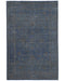 6x9 Chobi Gray Over Dye Afghan Handmade Floral Wool Area Rug
