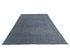 6x9 Chobi Gray Over Dye Afghan Handmade Floral Wool Area Rug