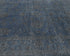 6x9 Chobi Gray Over Dye Afghan Handmade Floral Wool Area Rug