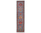 12 Ft Blue Aryana Afghan Hand Knotted Veg Dye Wool Runner Rug