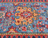 12 Ft Blue Aryana Afghan Hand Knotted Veg Dye Wool Runner Rug