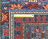 12 Ft Blue Aryana Afghan Hand Knotted Veg Dye Wool Runner Rug