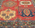 5x7 Red Green Ersari Afghan Hand Knotted Veg Dye Wool Area Rug