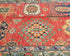 5x7 Red Green Ersari Afghan Hand Knotted Veg Dye Wool Area Rug