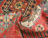 5x7 Red Green Ersari Afghan Hand Knotted Veg Dye Wool Area Rug