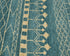 8 Feet Moroccan Green Blue Hand Woven Wool Runner Rug