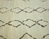 10 Feet Moroccan Beige Hand Woven Wool Runner Rug
