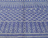 9x12 Moroccan Blue Hand Woven Wool Area Rug