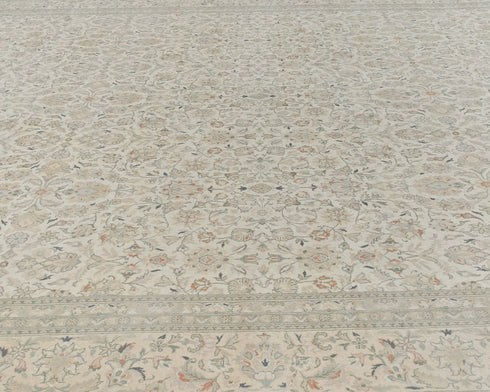 9x12 Beige Oriental Persian Style Hand Knotted Wool Area Rug