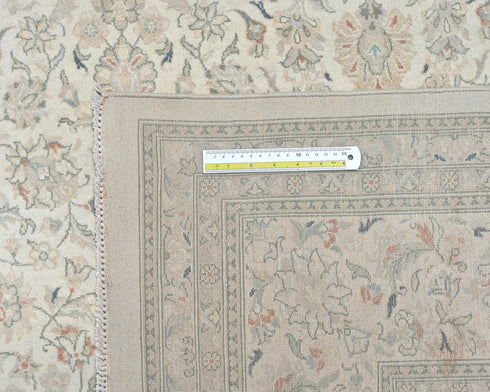 9x12 Beige Oriental Persian Style Hand Knotted Wool Area Rug