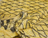 10 Feet Moroccan Golden Hand Woven Wool Runner Rug