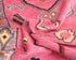 13 Feet Moroccan Pink Hand Woven Wool Runner Rug