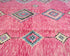 9x12 Moroccan Pink Hand Woven Wool Area Rug