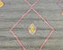 10 Feet Moroccan Gray Hand Woven Wool Runner Rug
