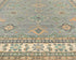 10x13 Gray Kuba Afghan Hand Knotted Wool Area Rug