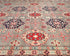 13x16 Gray Kuba Afghan Hand Knotted Wool Area Rug