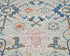 12 Ft Silver Gray Aryana Afghan Hand Knotted Veg Dye Wool Runner Rug
