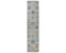 12 Ft Silver Gray Aryana Afghan Hand Knotted Veg Dye Wool Runner Rug